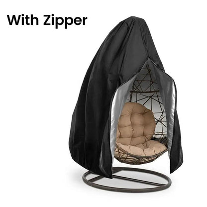 ⏰🔥New Arrival🪑 Heavy-Duty Waterproof Hanging Egg Chair Cover – UV Resistant, Durable Oxford Cloth & Easy Zipper Installation ☀️✨