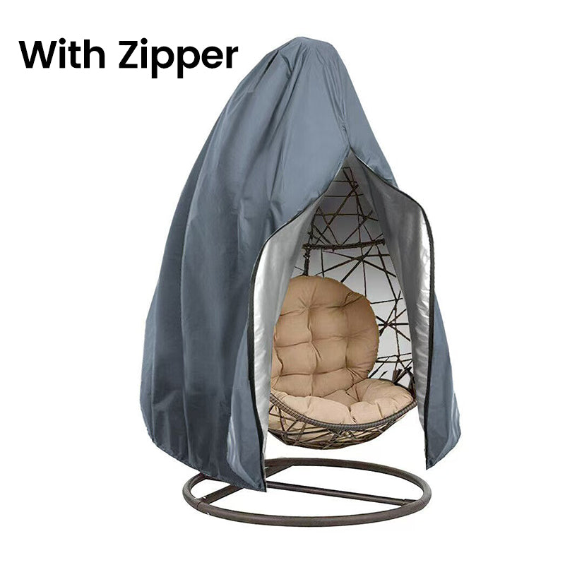 ⏰🔥New Arrival🪑 Heavy-Duty Waterproof Hanging Egg Chair Cover – UV Resistant, Durable Oxford Cloth & Easy Zipper Installation ☀️✨