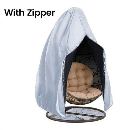 ⏰🔥New Arrival🪑 Heavy-Duty Waterproof Hanging Egg Chair Cover – UV Resistant, Durable Oxford Cloth & Easy Zipper Installation ☀️✨