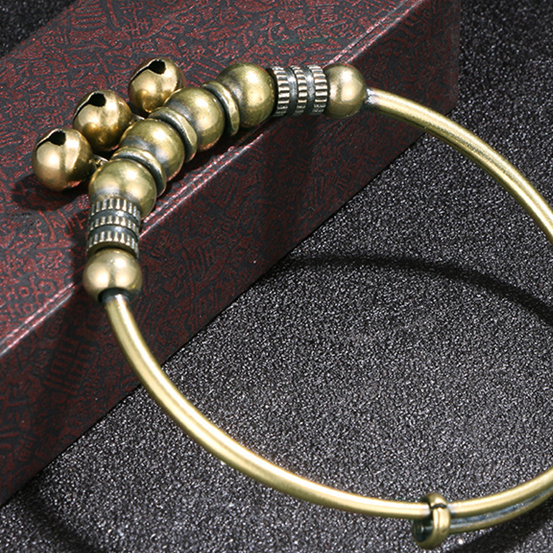 📢📢30% OFF !! ⏰Push-Pull Adjustable Bell Bangle