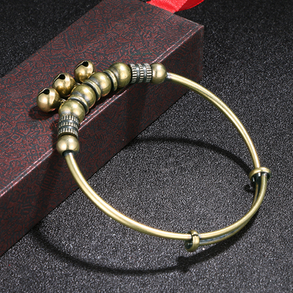 📢📢30% OFF !! ⏰Push-Pull Adjustable Bell Bangle