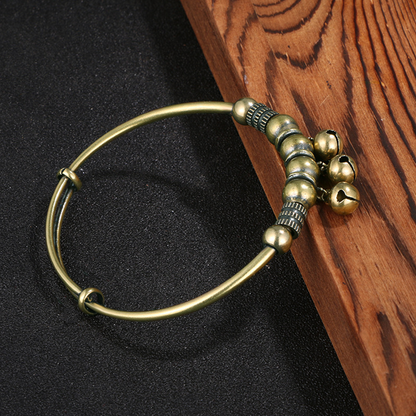 📢📢30% OFF !! ⏰Push-Pull Adjustable Bell Bangle