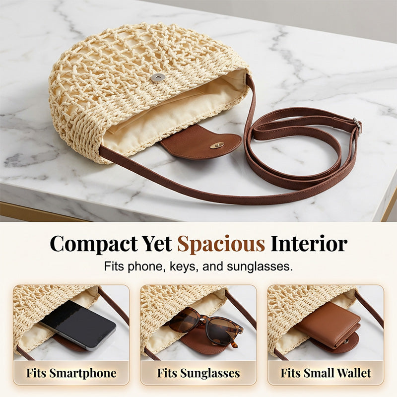 📢📢35% OFF !! ⏰Woven Crossbody Bag for Women
