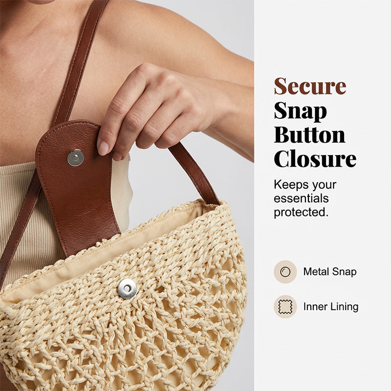 📢📢35% OFF !! ⏰Woven Crossbody Bag for Women