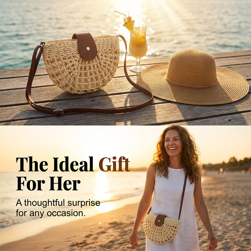 📢📢35% OFF !! ⏰Woven Crossbody Bag for Women