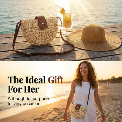 📢📢35% OFF !! ⏰Woven Crossbody Bag for Women