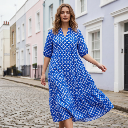 📢📢30% OFF !! ⏰Women's Casual Bohemian Printed Maxi Dress