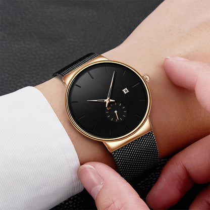 ⏳Men's Minimalist Waterproof Quartz Watch⌚