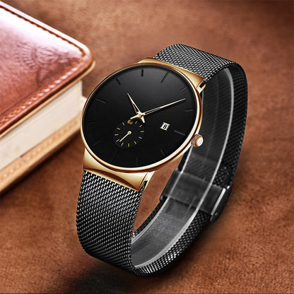 ⏳Men's Minimalist Waterproof Quartz Watch⌚