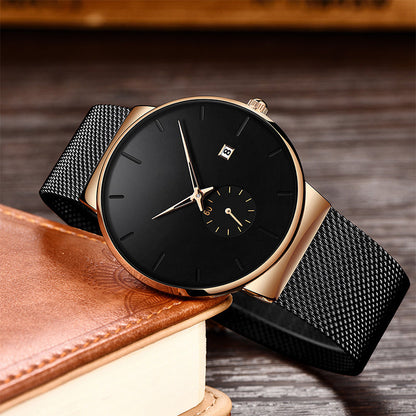 ⏳Men's Minimalist Waterproof Quartz Watch⌚