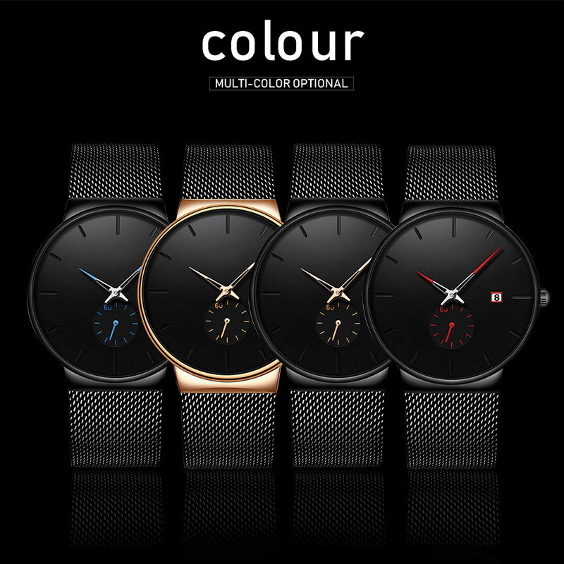 ⏳Men's Minimalist Waterproof Quartz Watch⌚
