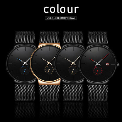 ⏳Men's Minimalist Waterproof Quartz Watch⌚