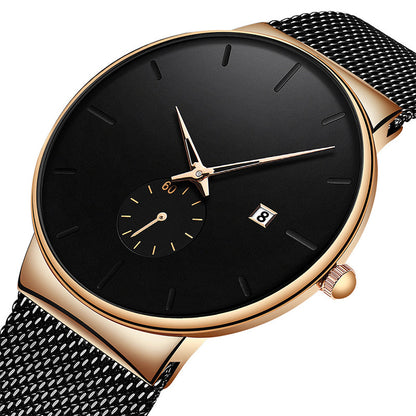 ⏳Men's Minimalist Waterproof Quartz Watch⌚