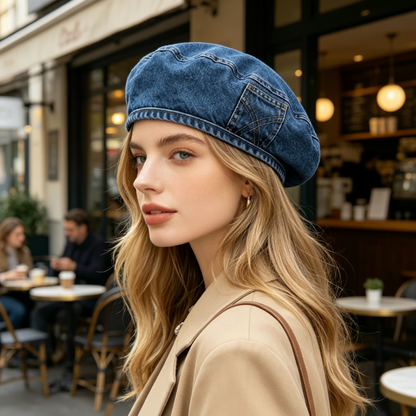 ✨Women's Vintage Denim Beret