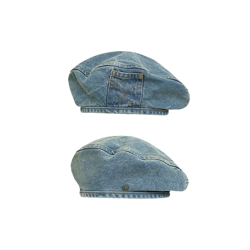 ✨Women's Vintage Denim Beret