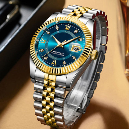✨ Men's Business Wrist Watch – Quartz, Stainless Steel, 8 Colors 🤵