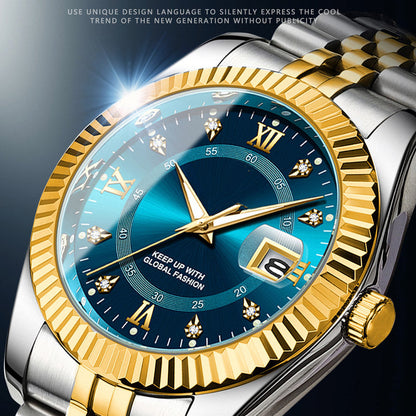 ✨ Men's Business Wrist Watch – Quartz, Stainless Steel, 8 Colors 🤵