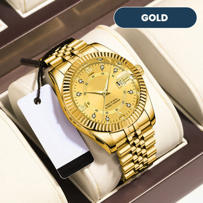 ✨ Men's Business Wrist Watch – Quartz, Stainless Steel, 8 Colors 🤵