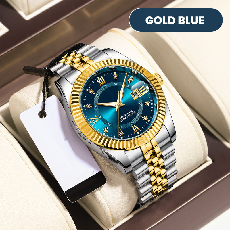 ✨ Men's Business Wrist Watch – Quartz, Stainless Steel, 8 Colors 🤵