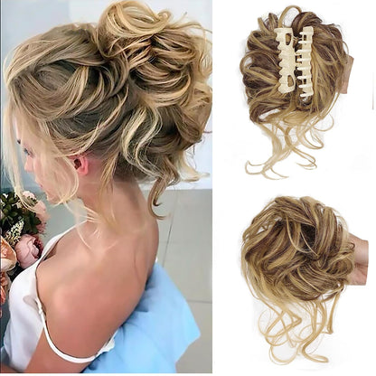Top Knot Bun Hairpiece – Blends with your hair, heat style friendly