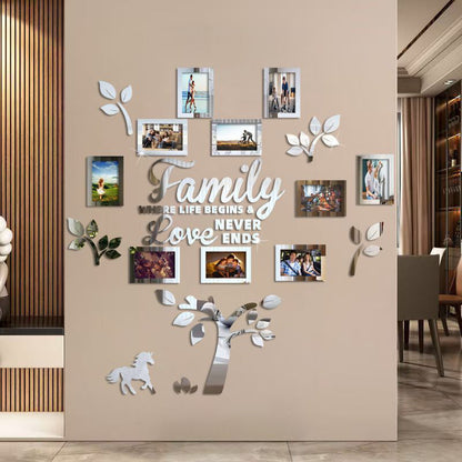 3D Family Tree Photo Frame Wall Sticker🏡🖼️