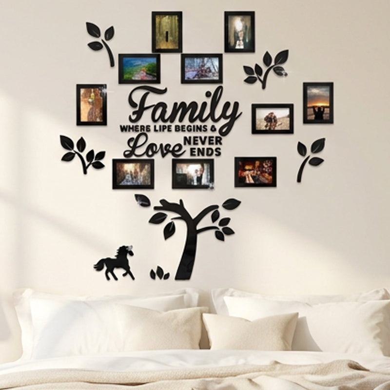 3D Family Tree Photo Frame Wall Sticker🏡🖼️