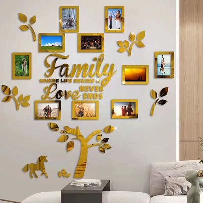 3D Family Tree Photo Frame Wall Sticker🏡🖼️