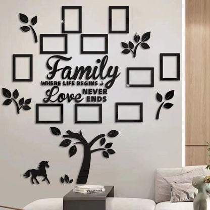 3D Family Tree Photo Frame Wall Sticker🏡🖼️