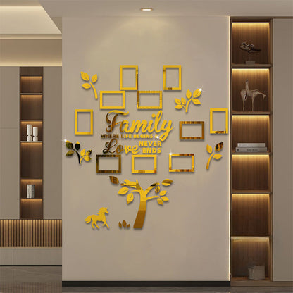 3D Family Tree Photo Frame Wall Sticker🏡🖼️