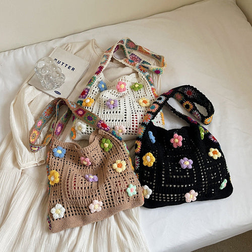 📢📢30% OFF !! ⏰Women’s Crochet Ethnic Shoulder Bag