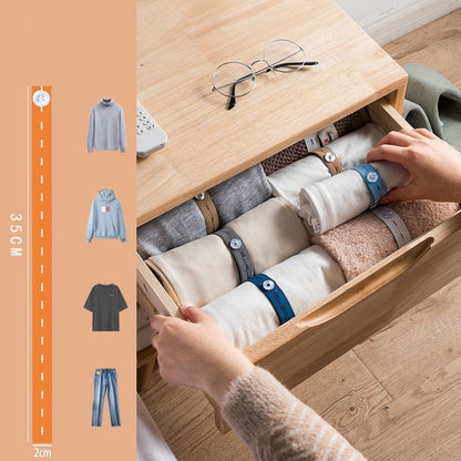 Adjustable Elastic Clothing Organization Bands ✨