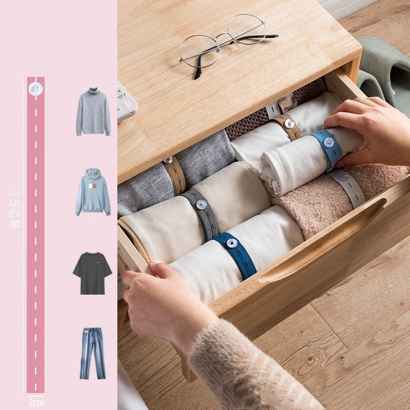 Adjustable Elastic Clothing Organization Bands ✨