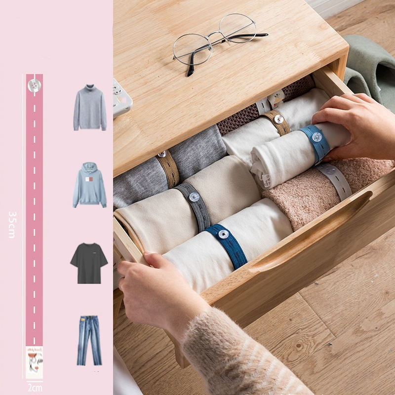 Adjustable Elastic Clothing Organization Bands ✨