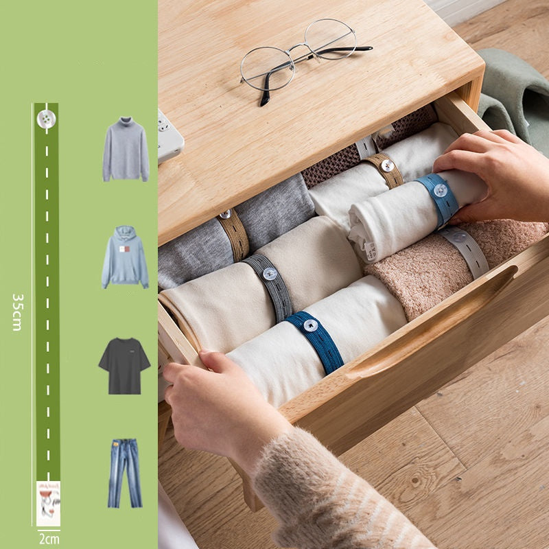 Adjustable Elastic Clothing Organization Bands ✨