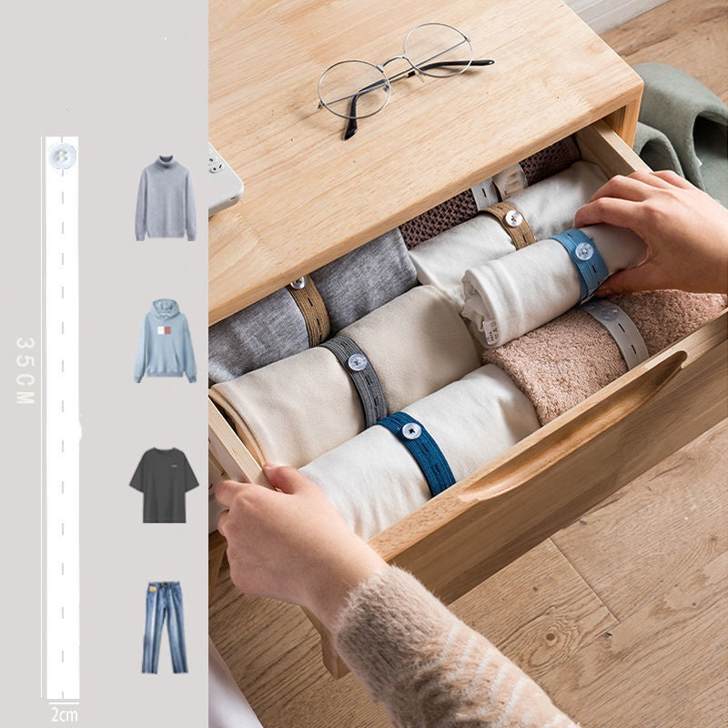 Adjustable Elastic Clothing Organization Bands ✨