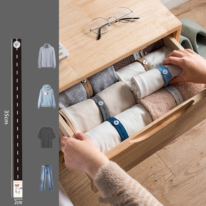 Adjustable Elastic Clothing Organization Bands ✨