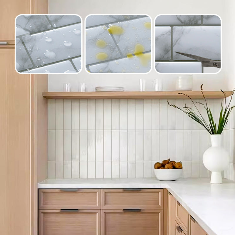 Peel & Stick Kitchen Backsplash Wall Protector