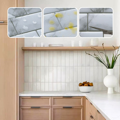 Peel & Stick Kitchen Backsplash Wall Protector