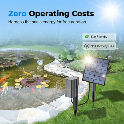 ⚡ 49% OFF NOW! ✨Solar Pond Aerator with Air Pump