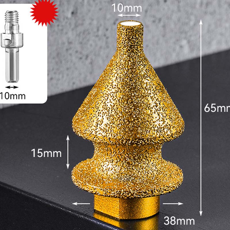 📢📢 Diamond Chamfering Bit for Grinder – Multi-Function, Brazed Diamond, M10 Fit 🔧