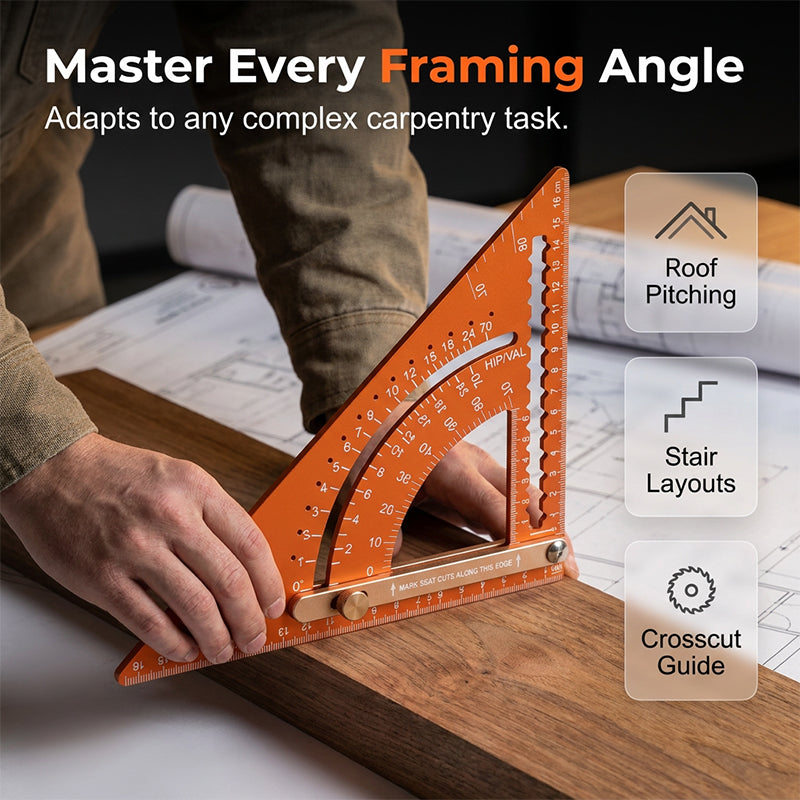 📐 LIMITED-TIME 30% OFF! ✨ Precision Woodworking Triangle Square – Alloy, Adjustable, Anti-Rust 🛠️