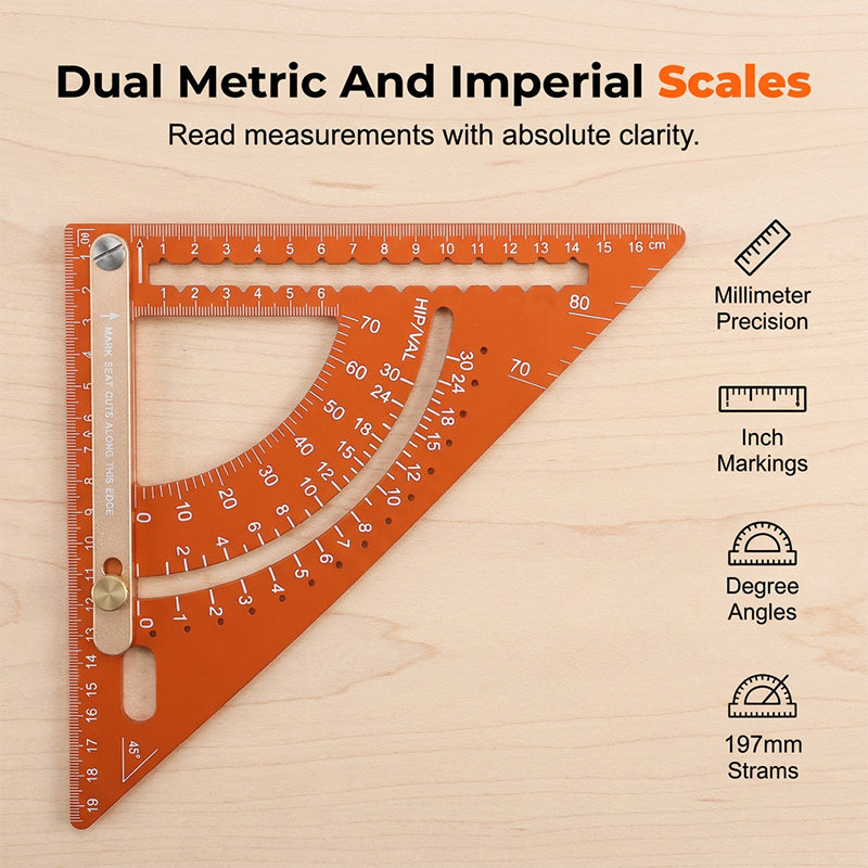 📐 LIMITED-TIME 30% OFF! ✨ Precision Woodworking Triangle Square – Alloy, Adjustable, Anti-Rust 🛠️