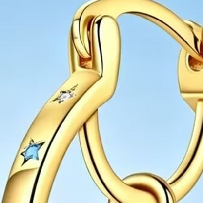Celestial Double Layer Hoop Earrings ✨