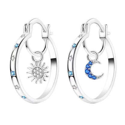 Celestial Double Layer Hoop Earrings ✨