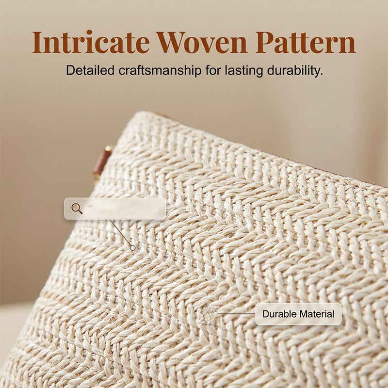 📢📢Women's Woven Straw Shoulder Clutch Bag👜