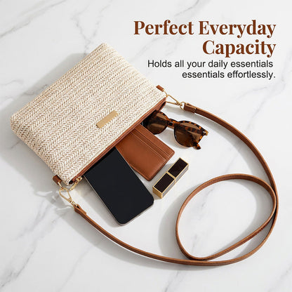 📢📢Women's Woven Straw Shoulder Clutch Bag👜