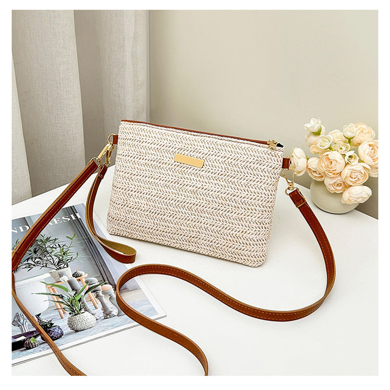 📢📢Women's Woven Straw Shoulder Clutch Bag👜