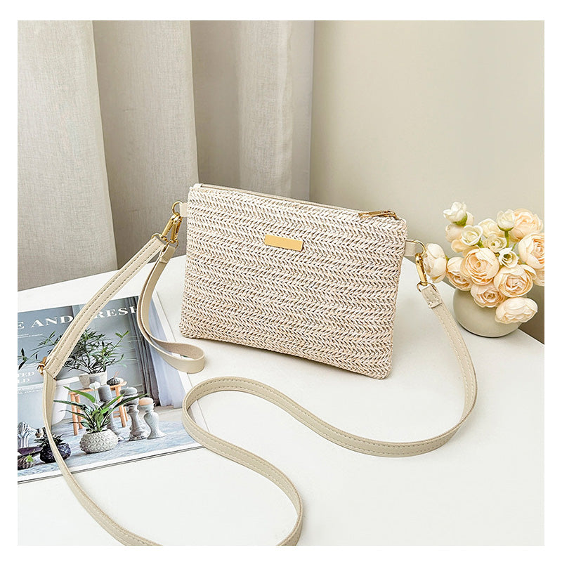 📢📢Women's Woven Straw Shoulder Clutch Bag👜