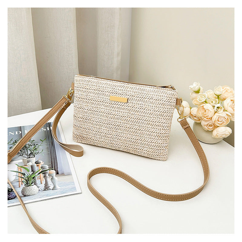 📢📢Women's Woven Straw Shoulder Clutch Bag👜