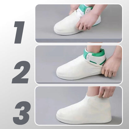 📢📢40% OFF !! ⏰ Waterproof Rain Shoe Cover – Non-slip sole & easy on/off – Reusable, perfect for wet weather or muddy walks – fits most shoes, keeps feet dry 🌧️